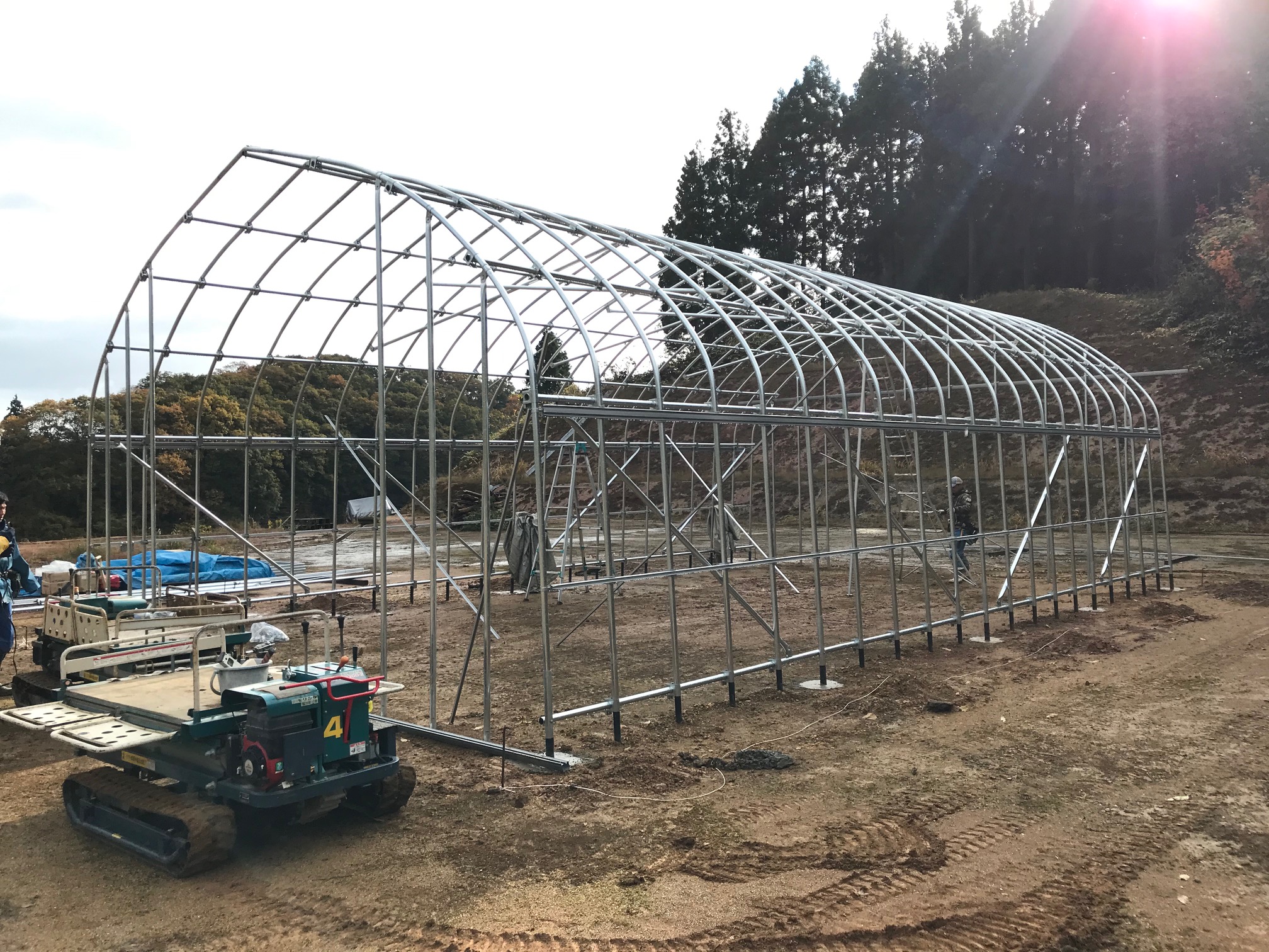 モリシタの42.7φ補強パイプハウスの仕様について | 農業用ビニール